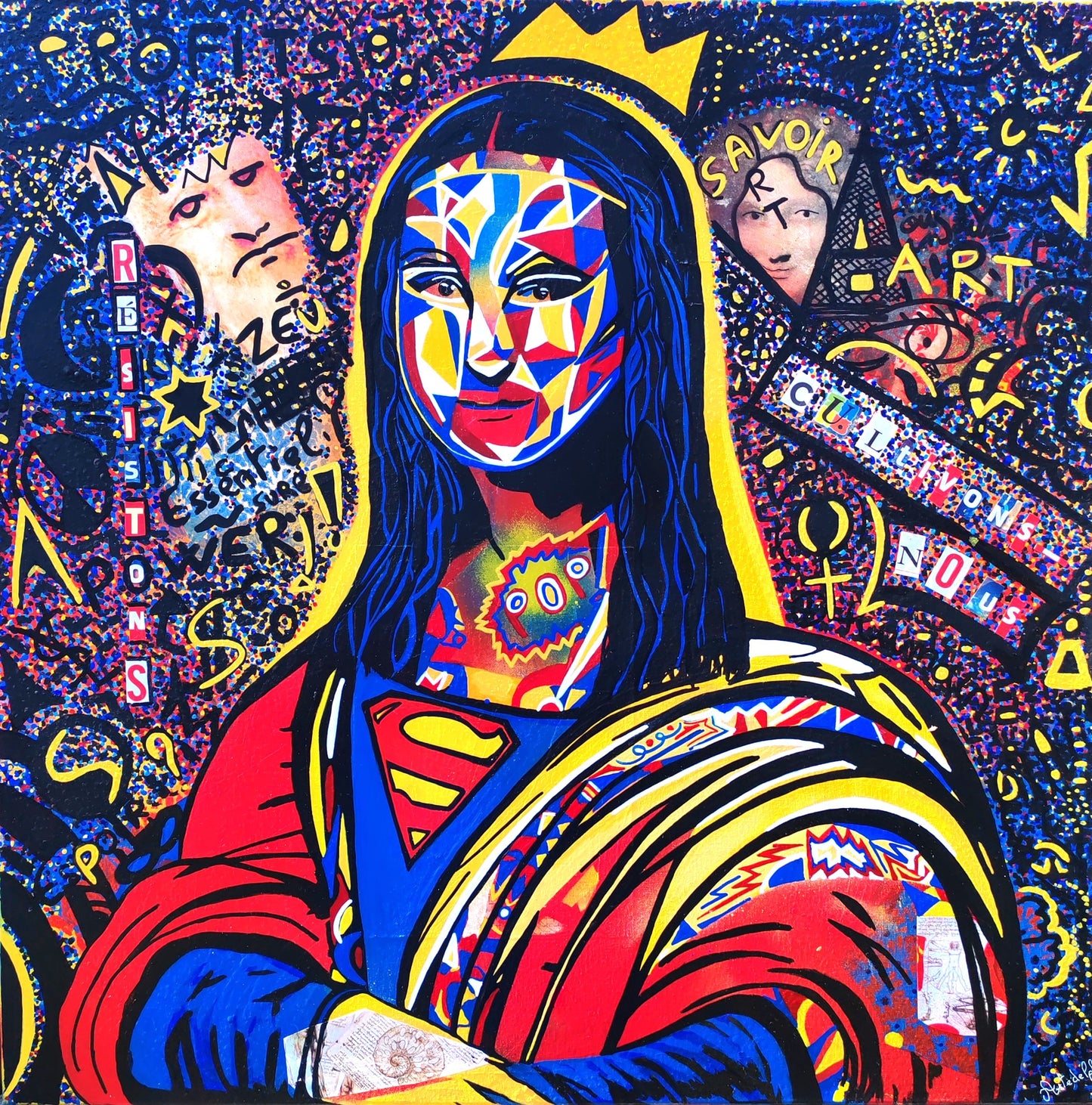 Joconde Pop Art, Impression Beaux Arts