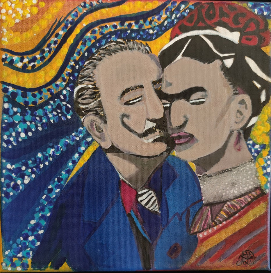 Dali et Frida Kahlo