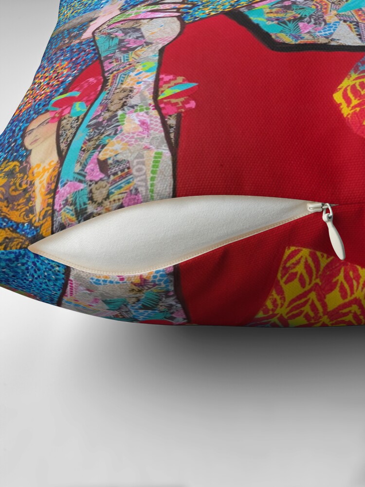 Blue Frida cushion