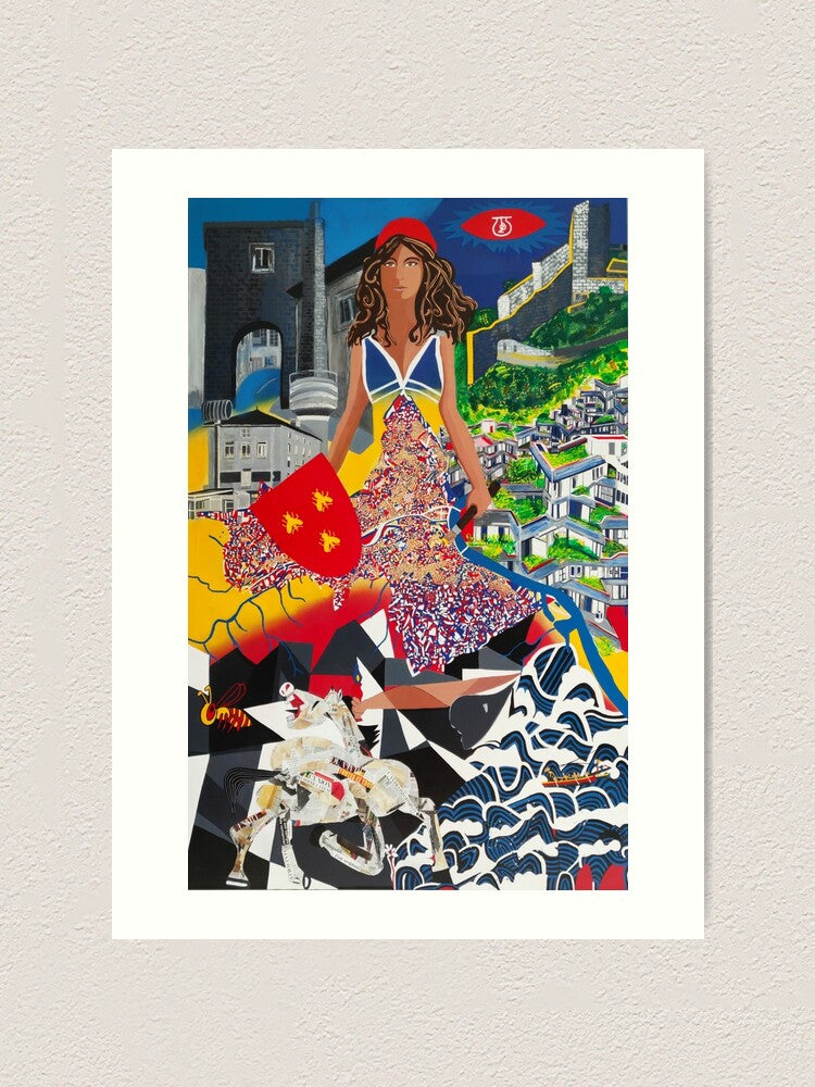 美術紙上的複製品