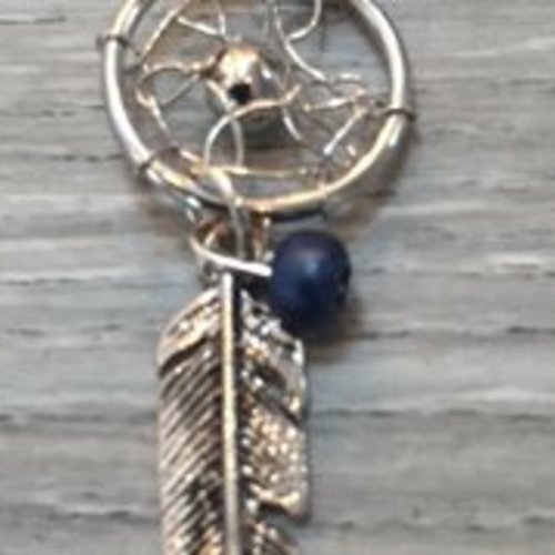 boucles d'oreilles attrappe-rêve argent