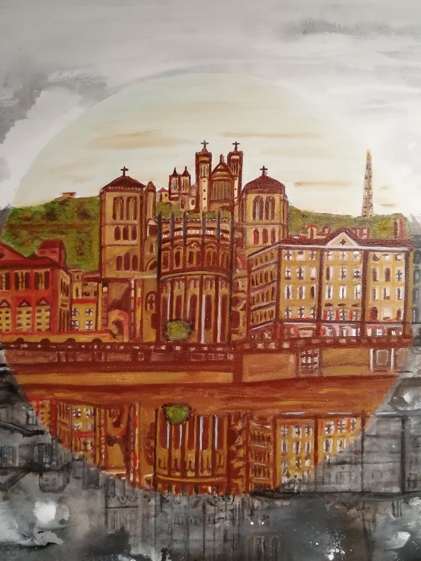 tableau "lyon quais de saône"