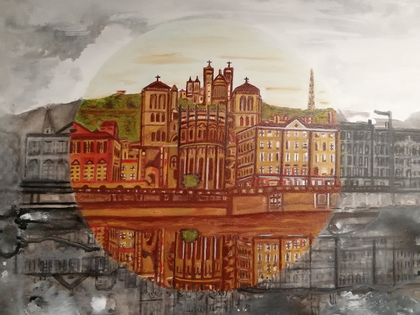 tableau "lyon quais de saône"