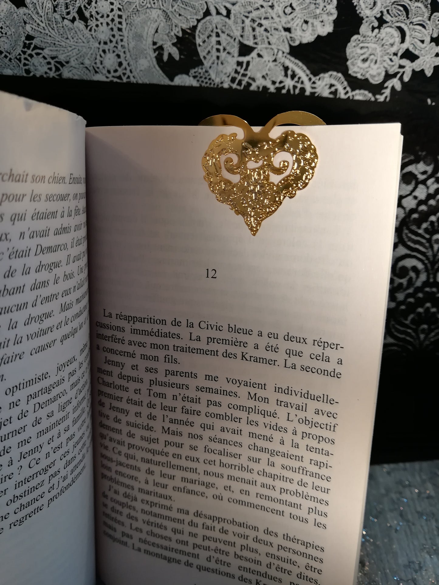 marque page coeur opéra