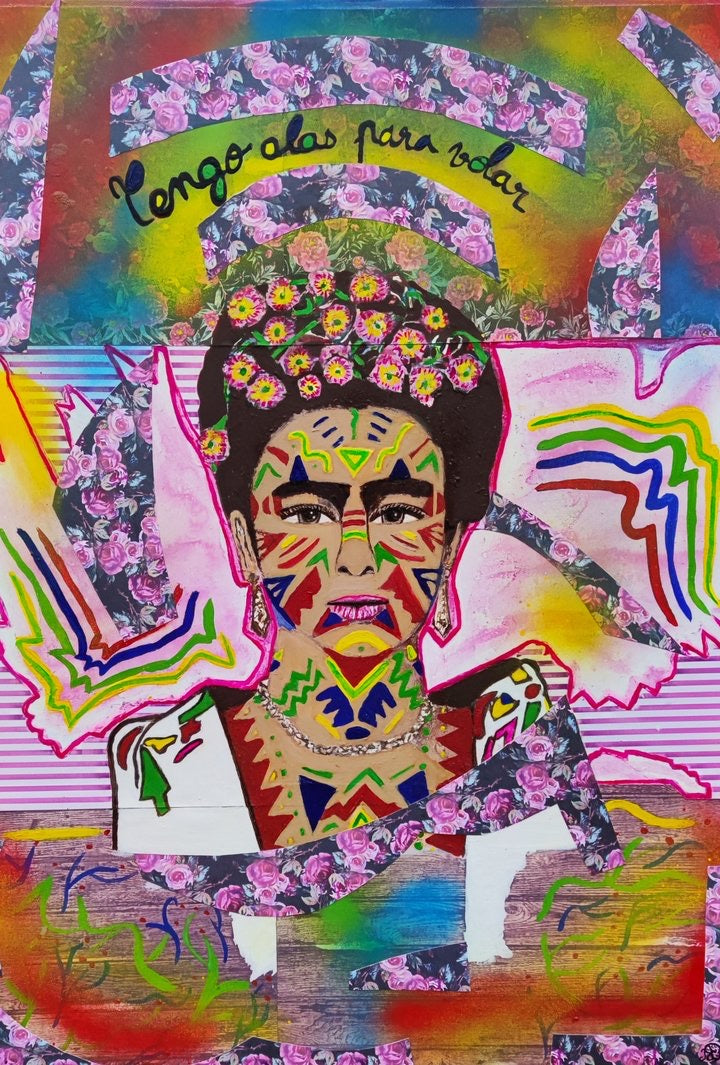 tableau frida kahlo, reine des civilisations
