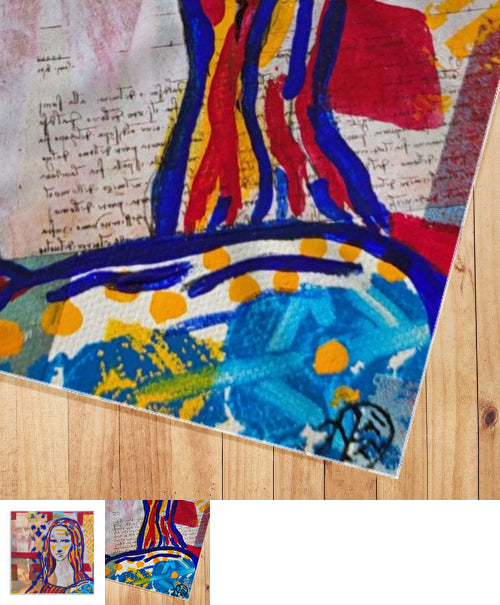 foulard jaune et rouge joconde couleurs
