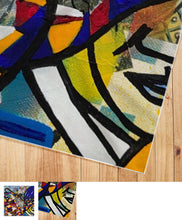 Charger l&#39;image dans la galerie, foulard multicolore picasso et sa colombe