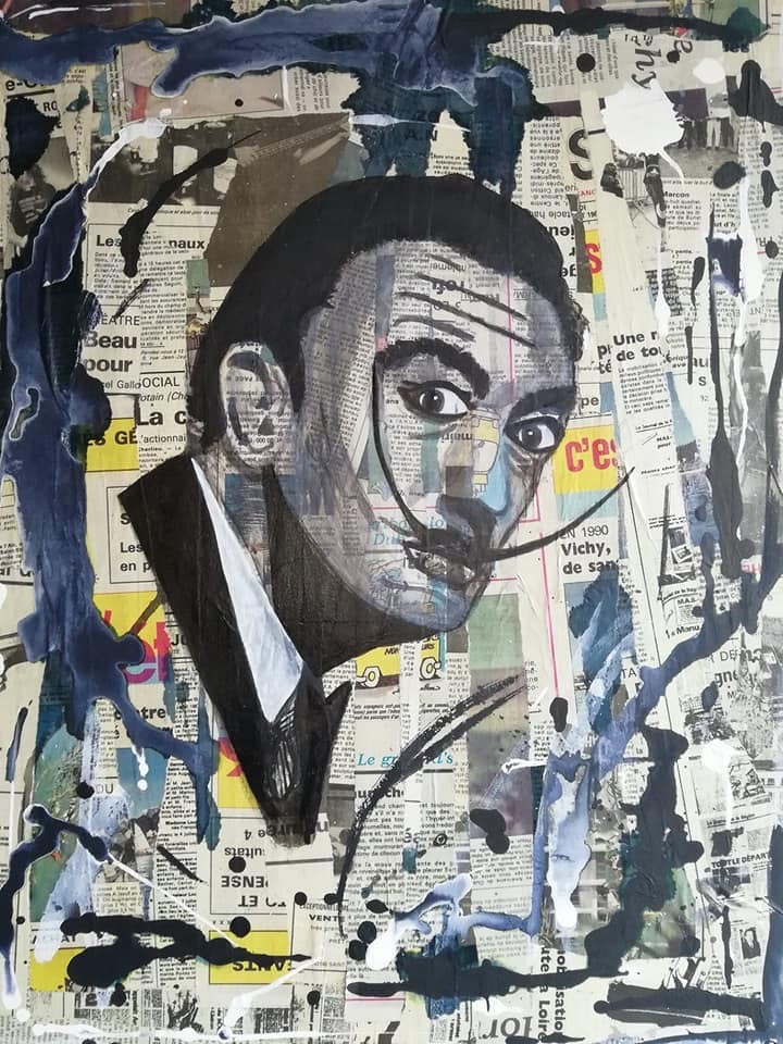 dali, reproduction sur toile