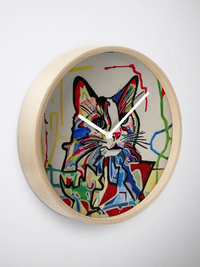 horloge cat colors