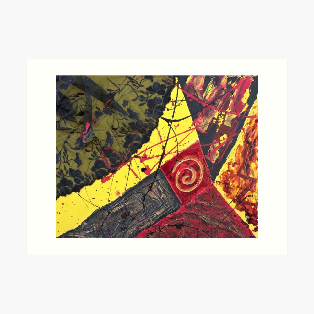 abanico ( eventail ), impression artistique