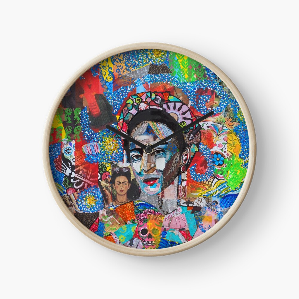 horloge l'histoire de frida sous le ciel étoilé