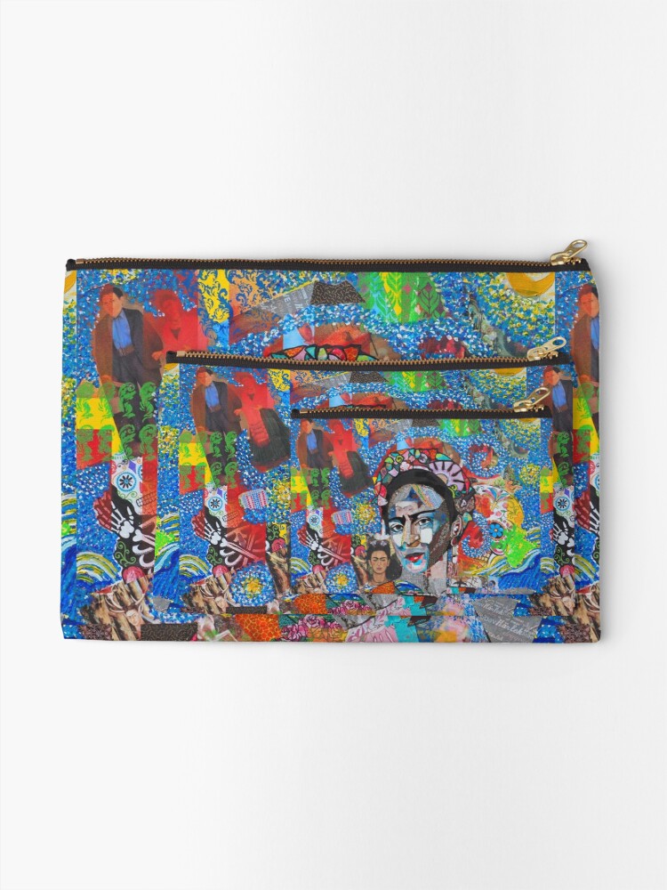 pochette et trousse l'histoire de frida sous le ciel étoilé