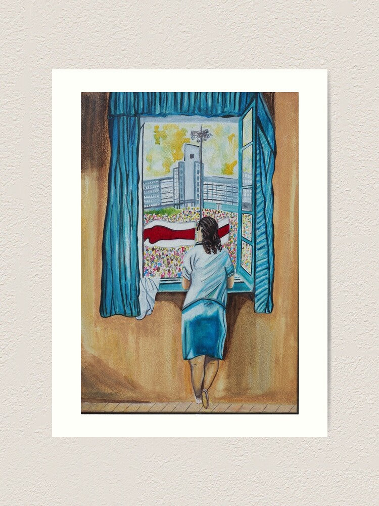 quand un peuple se réveille, impression sur papier artistique