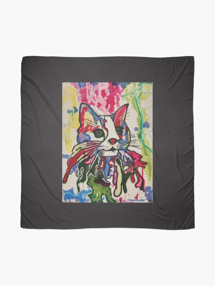 Foulard Chat multicolore