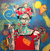 Load image into Gallery viewer, Portrait de Frida Kahlo, icône moderne