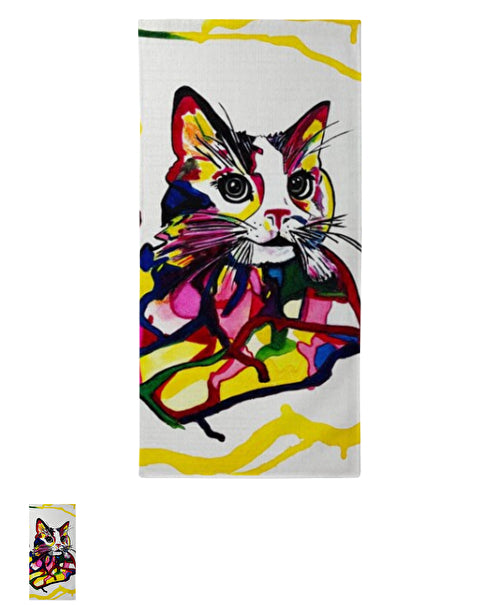 Serviette de bain Chat
