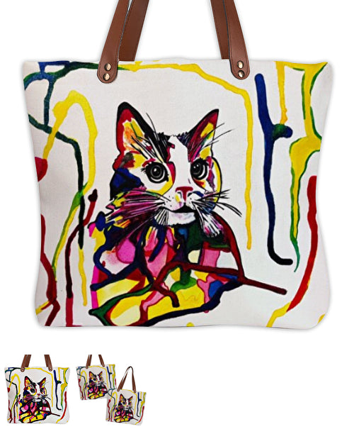 Sac Chat Simili Cuir