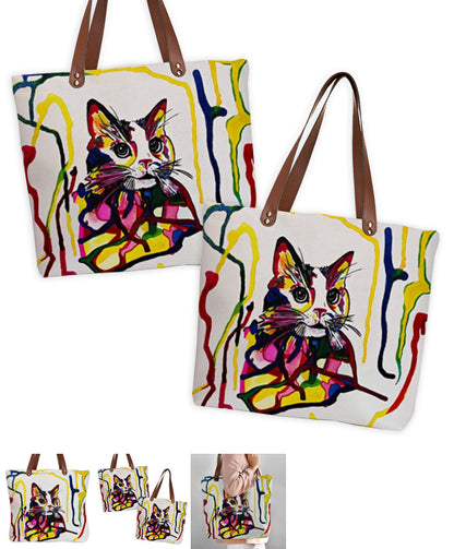 Sac Chat Simili Cuir