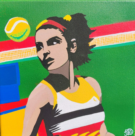 Tennis woman, Impression Beaux Arts