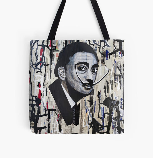 Sac Dali black and white