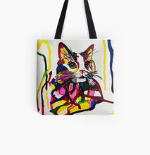 Load image into Gallery viewer, Pack cadeau Cat colors Tapis de bain et sac