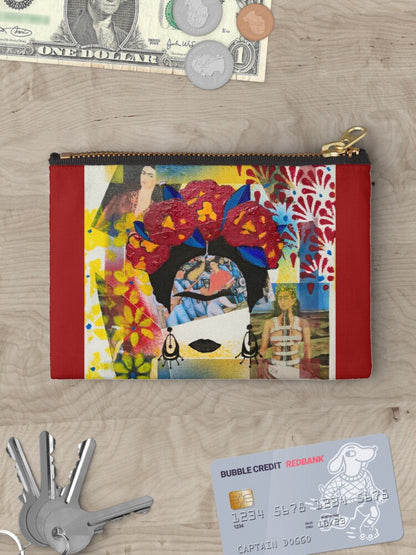 Pack Frida Kahlo 2, trousse voyage + portefeuille