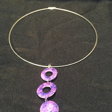 Charger l&#39;image dans la galerie, collier rose et violet
