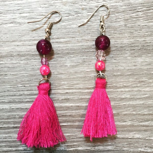 parure fushia et violet