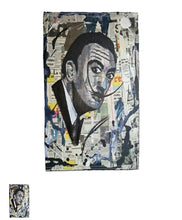 Load image into Gallery viewer, cache col masque dali noir et blanc