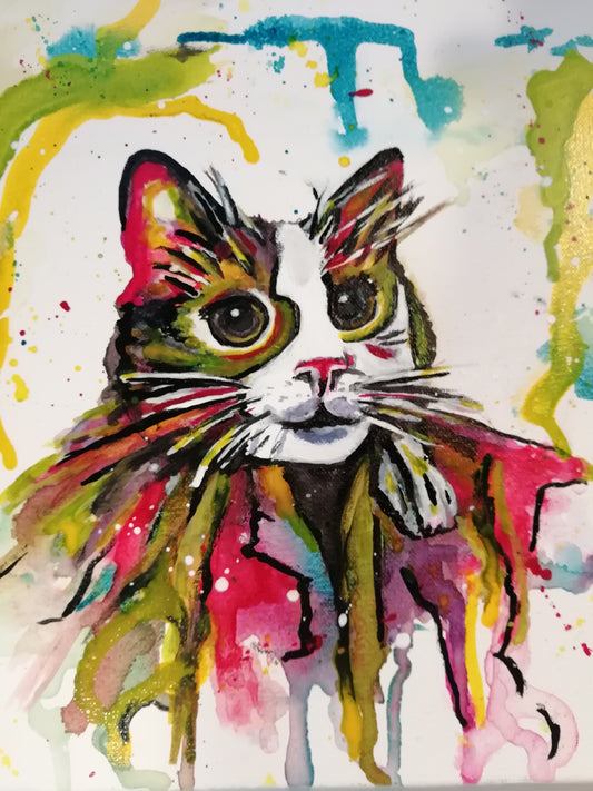 tableau "mister cat"