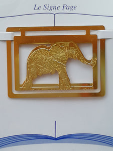 marque page éléphant