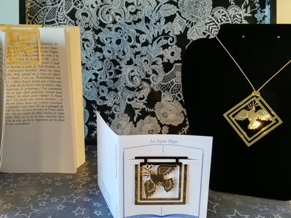 marque page colombe de la paix