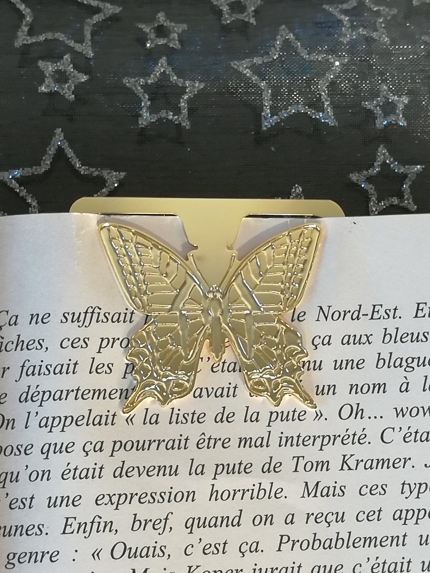 marque page papillon