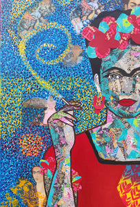 portrait de frida kahlo, icône du féminisme