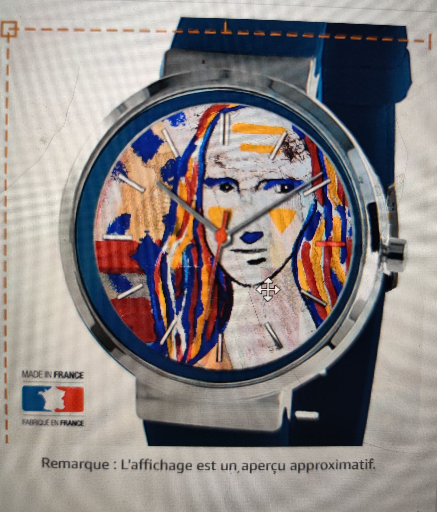 Montre Joconde couleurs