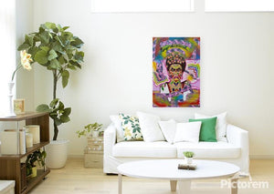 tableau frida kahlo, reine des civilisations