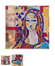 Cargar imagen en el visor de la galería, foulard jaune et rouge joconde couleurs