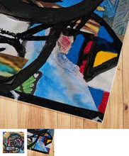 Charger l&#39;image dans la galerie, foulard multicolore, la fantaisie dali