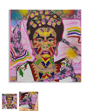 Charger l&#39;image dans la galerie, foulard rose frida, reine des civilisations