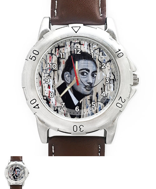 montre pour homme dali black and white marron