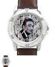 Load image into Gallery viewer, montre pour homme dali black and white marron
