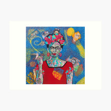 Load image into Gallery viewer, portrait de frida kahlo