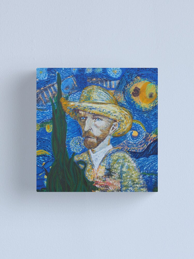 van gogh et sa nuit étoilée impression sur toile