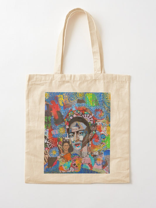 tote bag l'histoire de frida sous le ciel étoilé