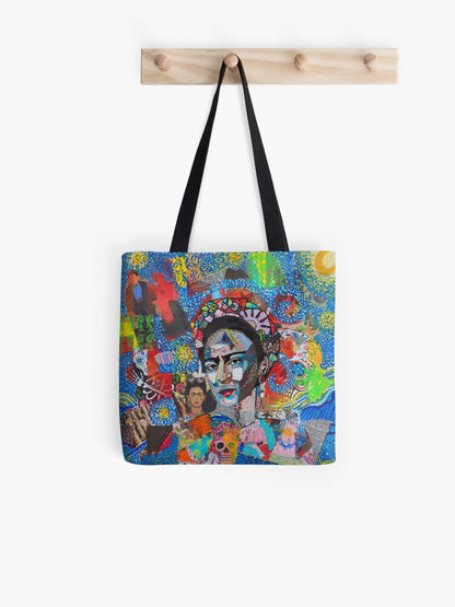 sac à bandoulière l'histoire de frida sous le ciel etoilé