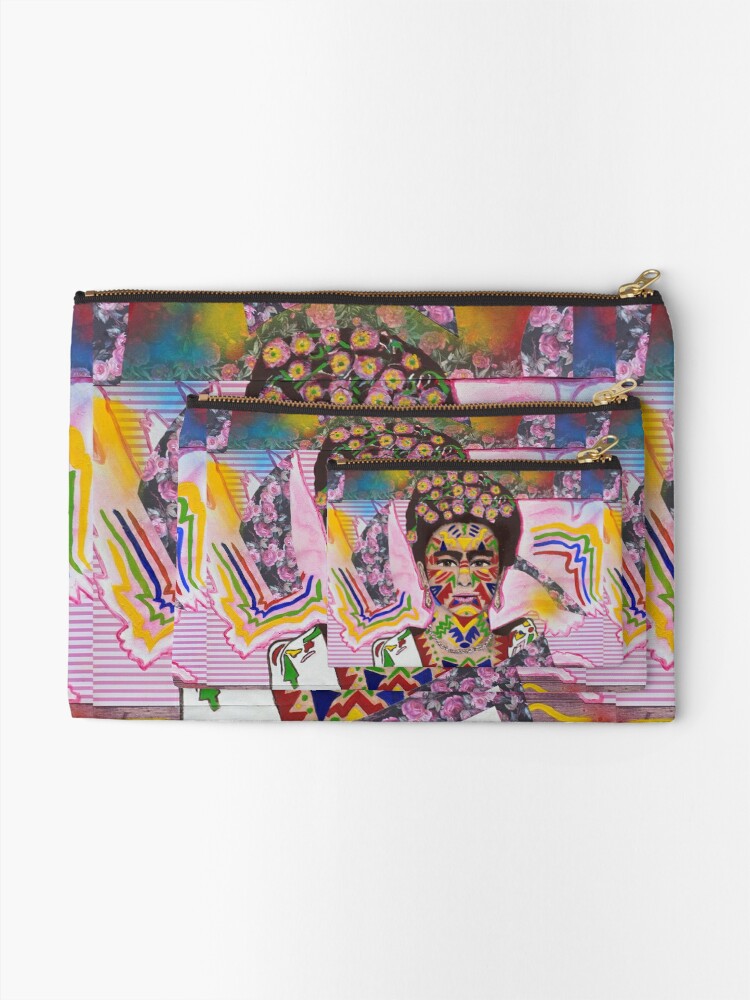 pochette ou trousse de toilette, frida, reine des civilisations