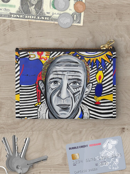 pochette ou trousse de toilette picasso et ses tourments