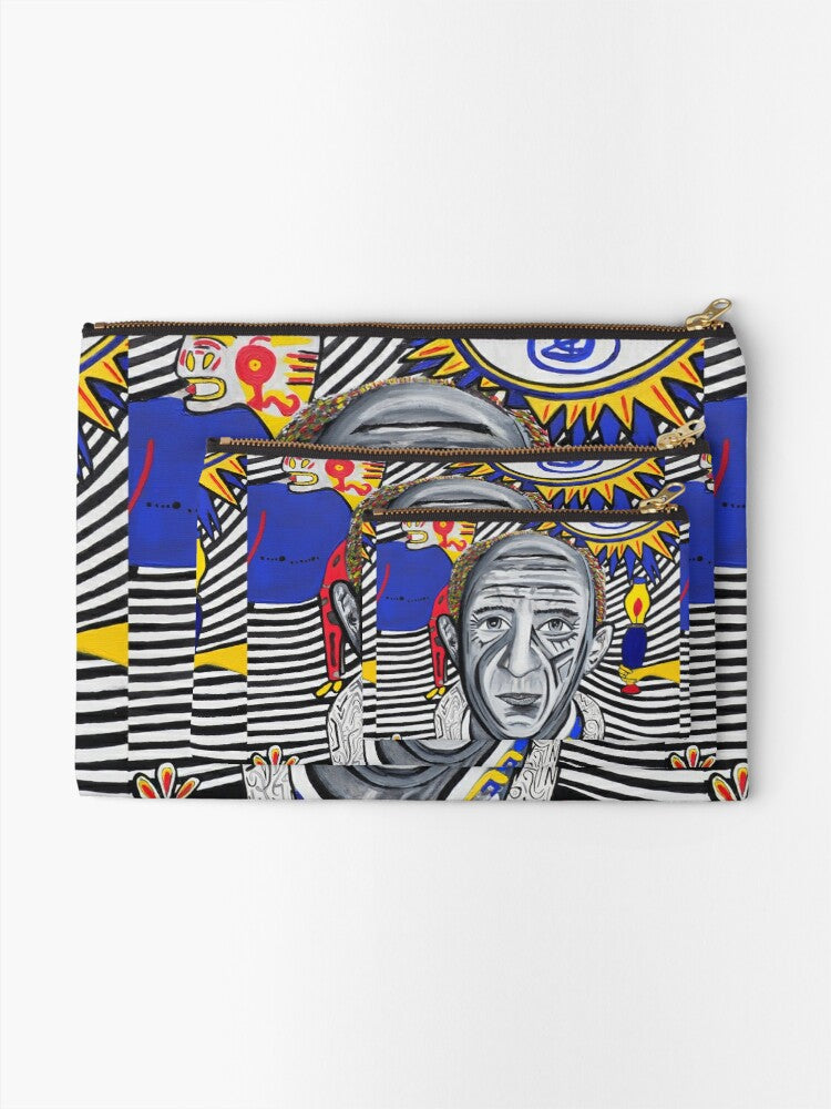 pochette ou trousse de toilette picasso et ses tourments