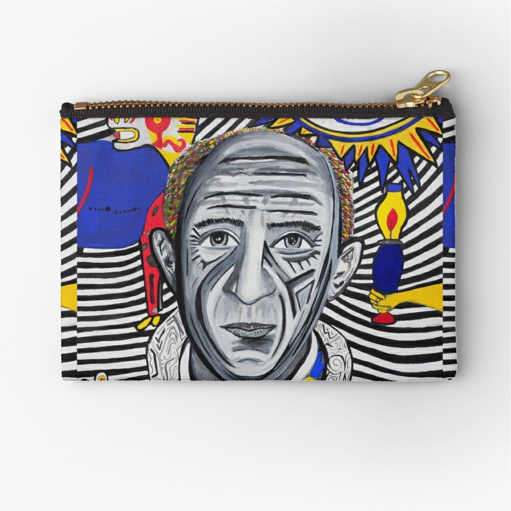 pochette ou trousse de toilette picasso et ses tourments