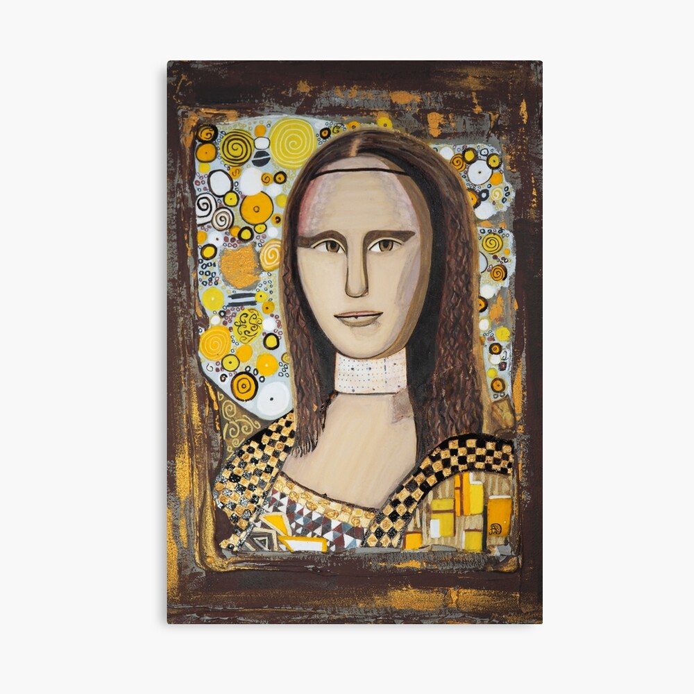 ma mona klimt, impression sur toile